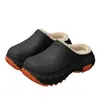 Chinelos de Algodão Masculinos 2026 Novo Estilo Outono/Inverno Impermeáveis Antiderrapantes à Prova de Odor Com Pelúcia Quente Para Uso Externo Solado Grosso Chinelos de Algodão para Homens