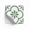 Pegatina de suelo retro con patrón de patchwork, lámina dura de PP engrosada, esmerilada, autoadhesiva impermeable para renovación de suelos, venta al por mayor transfronteriza