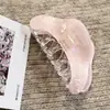 Presilha de Garra Triângulo Rosa Única e Linda para Mulheres Sensação de Alto Padrão Novo Estilo 2026 Tamanho Médio Penteado Meio Preso Parte de Trás da Cabeça Presilha de Tubarão