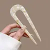 Grampo de Cabelo Acetato em Forma de U Venda Quente Transfronteiriça Acessório de Cabelo Grampo para Coque Estilo Europeu e Americano Processamento de Grampo de Cabelo