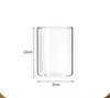 Venda Direta de Fábrica Vaso de Flores Redondo Transparente de Acrílico para Mesa de Sala de Estar Cultivo de Plantas de Bambu Hidropônico