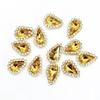 Sementes de melão transfronteiriças gota de água flor dupla costurada à mão broca com furos girassol disco broca arco acessórios para o cabelo DIY acessórios artesanais