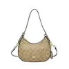 Bags2025 Nuevo Bolso de Hombro de Moda Retro Bolso Cruzado Versátil de Moda Bolso de Axila con Estampado de Letras para Mujer