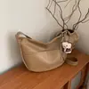 2026 Nova Bolsa Casual Retro de Ombro Único Grande Capacidade Bolsa Bolinho Moda Versátil Bolsa Transversal