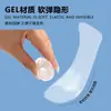 Meias Almofadas de Silicone para Salto Alto, Meias Almofadas Meio Número Autoadesivas Macias Ajustáveis, Meias Almofadas Meio Número Antiderrapantes Absorventes de Choque para Solado Macio, Almofadas para Calcanhar