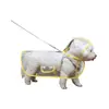 Impermeable Poncho para Perro Protección de Vientre Oso de Peluche Especial Perros Pequeños Medianos Bixiong Cachorro Poncho Transparente Impermeable Ropa para Mascotas