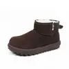 Botas de Nieve de Suela Gruesa para Mujer 2026 Estilo Nuevo Bestseller de Invierno Piel y Piel Integradas Antideslizantes Acolchadas de Terciopelo Cálidas Botas de Nieve