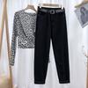Calça Jeans Reta Estilo Pai para Estudantes, Novo Modelo Outono 2026, Afinando Cintura Alta Solta Cropped Harem Cenoura