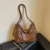 Bolso de axila vintage de alta gama para mujer de otoño, gran capacidad, elegante, versátil, mochila multifuncional, bolso cruzado para el trabajo