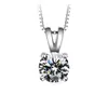 Huabi Joyería Comercio Exterior Moda Europea y Americana Diamante de Simulación Ocho Corazones Ocho Flechas Colgante de 2 Quilates