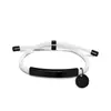Pulseira Personalizada Logo de Publicidade Transfronteiriça Personalizado Multicolorida Pequena Redonda Arco-Íris Presente de Feriado Aço Titânio Gravação Pulseira Trançada