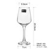 Copa de vino tinto alta de estilo europeo, transparente, para uso doméstico, copa de champán, copa de cóctel, copa de vino multiusos