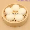Pão de Leite Cozido Simulado Flor de Comida Rolo de Brinquedo Restaurante Xiaolongbao Adereços Decorativos Modelo Jardim de Infância Crianças Pão Falso