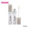 Tubo de brillo labial transparente cuadrado simple al por mayor de fábrica Tubo de esmalte de labios cosmético Tubo vacío Envases de plástico al por mayor