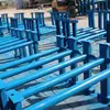 Suporte de rolete para transportador de correia, estrutura em H para mineração, estrutura em H para rolete tipo canaleta, não se deforma facilmente, alta capacidade de carga