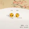 Accesorios DIY dorados no se decoloran hortensia calada para hacer dinero en el tesoro cada año más de un barril de cuentas collar de mano con cuentas