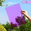 Celofán de color A4 hecho a mano para jardín de infantes, lámina dura translúcida, papel plástico colorido para niños, alas, papel de color, película de luz y sombra