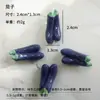 Modelo de Simulación de Verduras Mini Juguete de Comida Materiales para Casa de Muñecas Accesorios de Resina Pasador Hecho a Mano Decoraciones Adornos Cabeza de Ajo