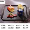 Bandeja rectangular de plástico antideslizante para cantina, restaurante, comida rápida, gruesa, redonda, para hotel, KFC, comercial