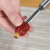 Extractor de manzanas de acero inoxidable, removedor de huesos de frutas, herramienta para extraer huesos de espino albar, dátiles rojos y cerezas