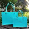 Bolsas de fieltro personalizadas para influencers, Bolsas de fieltro tipo tote de gran capacidad para ropa y regalos, Bolsos de mano de fieltro modernos y versátiles, Hechos a medida