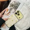 Funda Floral Fresca y Sencilla Adecuada para Funda de Teléfono Apple 17 Pro Max, Funda Protectora Elegante y Minimalista de Cobertura Total para 17 Pro/17