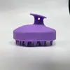 Cepillo para Lavar el Cabello de Silicona Pura Nuevo de Fábrica, Peine Limpiador y Masajeador del Cuero Cabelludo, Peine de Silicona para Lavar el Cabello con Masaje de Meridianos