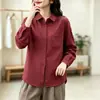 2026 Camisa Nova de Camada Dupla para Primavera/Outono Cor Sólida Manga Longa Macia Emagrecedora Solta Cardigan Top Moda Versátil