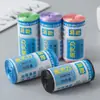Bolsas de basura coloridas de tamaño pequeño y engrosadas para limpieza del hogar, uso en escritorio y automóvil, mini bolsas de plástico para cubo de basura desechable, 30 piezas