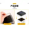 Luces solares de jardín estigma para exteriores luces estigma empotradas para valla luces de pared jardín de villa impermeables automáticas brillantes