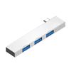 Extensor USB para computadora portátil, convertidor de uno a tres ordenadores, adaptador multifunción, adaptador de base de expansión tipo C