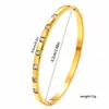 Venta Caliente Transfronteriza Pulsera de Moda de Acero Inoxidable Estilo Europeo y Americano Lujo Ligero Incrustada con Circonita Mismo Estilo que las Celebridades de Internet Joyería de Mano Fuente Venta al por Mayor