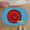 Alfombrilla de piso de tierra de diatomeas caricaturesca y divertida para la puerta de entrada y la decoración del pasillo, alfombrilla de baño antideslizante, alfombrilla de entrada resistente a la suciedad