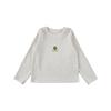 Camiseta Básica con Estampado de Hongos para Niñas Wulibuyi 2026 Otoño Estilo Coreano Linda Camiseta Casual de Manga Larga Tendencia