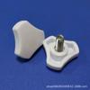 Fabricante de origem 30#m6 triângulo branco azul cinza PP nylon plástico cabo rosca de parafuso de plástico