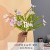 Flores Artificiais Transfronteiriças, Plantas Aquáticas de 5 Pontas, Mosquitinho, Flores Feitas à Mão, Flores Decorativas para Sala de Estar, Adereços de Casamento, Flores Artificiais para Fotografia