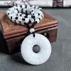 Colgante Pixiu Tallado por Ambos Lados, Collar de la Fortuna del Año Animal, Colgante de Moda Piqiu de Transferencia para Hombres y Mujeres, Cadena de Suéter de Gama Alta
