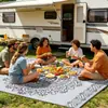 Alfombrilla de Balcón Jacquard Gris de Tubo de PP de Venta Caliente Personalizable para Comercio Electrónico Transfronterizo, Antideslizante y Resistente al Desgaste, para Uso en Piscina, Picnic y Alfombra para Exteriores