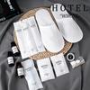 Set de artículos de tocador desechables cepillo de dientes set dental de alta gama habitación de invitados hotel cinco estrellas hotel de alojamiento y desayuno peine al por mayor