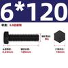 Tornillos y Pernos de Cabeza Hexagonal Exterior de Alta Resistencia Negro Grado 8.8, Estándar Nacional 5783 Acero al Carbono Pavonado M3M4M6M8M10-M30