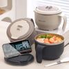 Tazón de Acero Inoxidable 316 para Fideos Instantáneos con Filtro de Agua, Lonchera Portátil Aislada para Dormitorio de Estudiantes con Tapa, Taza para Comida Rápida de Cafetería Escolar