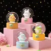 Bola de Cristal de Desenho Animado Presente de Aniversário para Meninas Mini Caixa de Música de Mesa Desenho Animado Estudante Fofa Sonhadora Caixa de Música