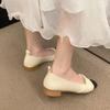 Zapatos suaves de noche estilo francés de una sola capa para mujer, otoño 2024, planos, suaves, informales, sin cordones, para embarazadas.