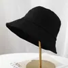 Sombrero Cubo Japonés Nuevo Otoño Invierno Moda Coreana Sombrero de Sol de Ala Ancha para Mujer Casual Versátil Sombrero Cubeta