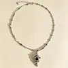 Collar con Diseño de Nicho Estilo Ins de Verano con Forma de Serpiente Cruzada, Cadena Dulce y Fresca para la Clavícula para Chicas Populares, Accesorio de Cuello Versátil de Alta Gama