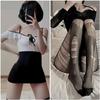 Bódega borracha ropa interior sexy tirante con volantes hombros descubiertos falda a la cadera traje de pasión secretaria uniforme de club nocturno tentación Sao