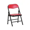 Silla plegable marca Rodman Respaldo para niños Silla pequeña metálica para el hogar Taburete para bebé Silla de pesca Silla baja para adultos