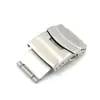 Hebilla de Seguridad Plegable de Doble Presión de Acero Inoxidable Engrosada Hebilla Plegable Hebilla de Reloj Accesorios para Relojes de Hombre y Mujer 16182022mm