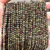Cuentas Sueltas de Piedra Sangre de Dragón Natural de 3 mm Cuentas Pequeñas Cuentas Redondas Cuentas Hechas a Mano Accesorios para Pulseras Collares Pendientes Joyería