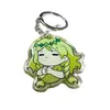 Llavero Acrílico Hecho a Medida Dibujo Animado Pareja Foto DIY Doble Cara Anime Personalizado Imagen Colgante Cadena Personalización
